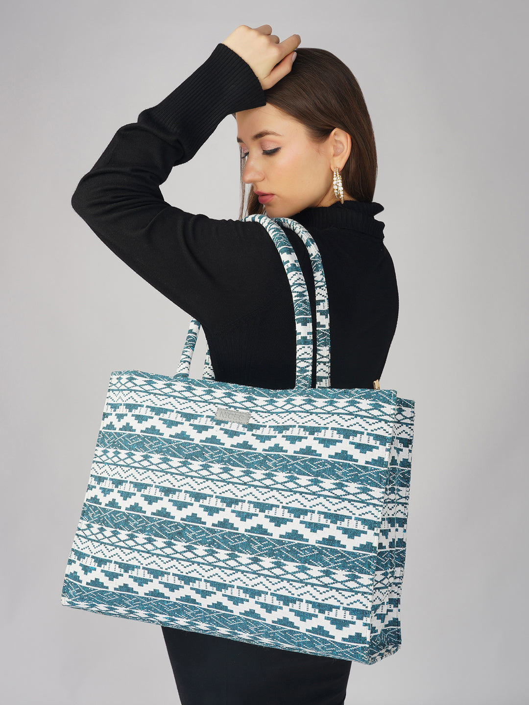 NiceG Blue Bliss Box Bag (Large)